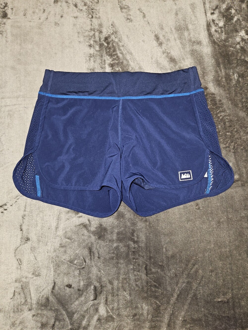REI Navy Blue Women's Active Running Hiking Athletic Shorts Gorpcore Granola S
